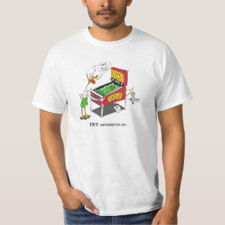 T-shirt de canard de flipper de règles