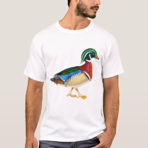 T-shirt de canard en bois