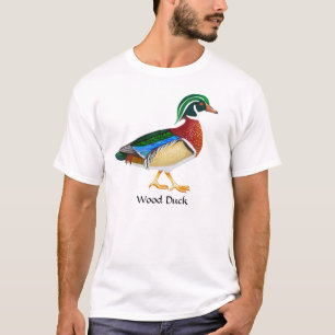 T-shirt de canard en bois