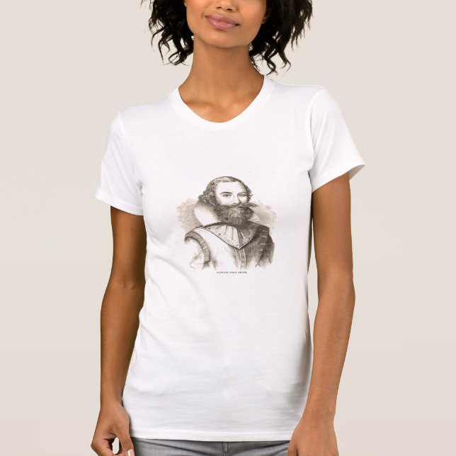 T-shirt de capitaine John Smith (Devant)