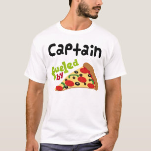 T-shirt de capitaine pizza (drôle)