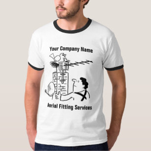 T-shirt de caricature des services aériens