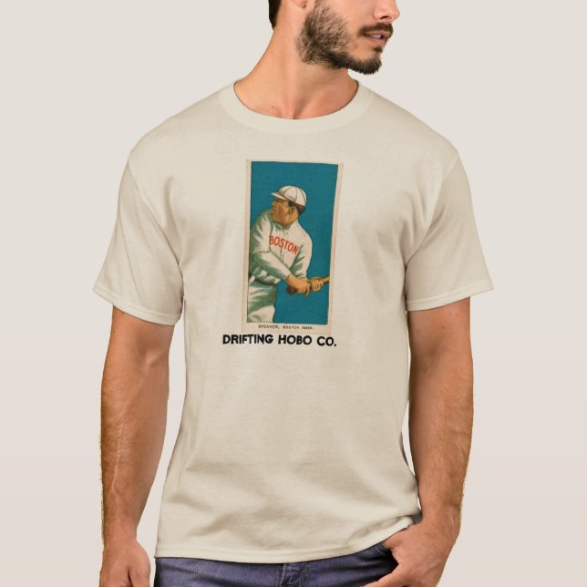 T-SHIRT DE CARTE DE BASE-BALL DE HAUT-PARLEUR DE (Devant)