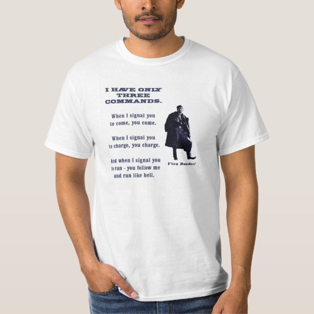 T-shirt de cavalerie de guerre civile d'AMOs (Devant)