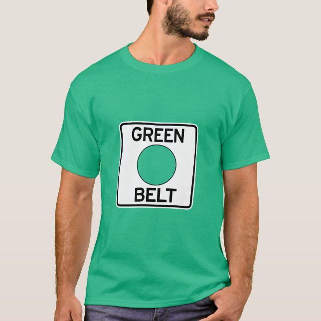 T-shirt de ceinture verte de Pittsburgh (Devant)