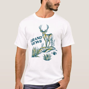 T-shirt de cerf du Grand Canyon National Park Ariz