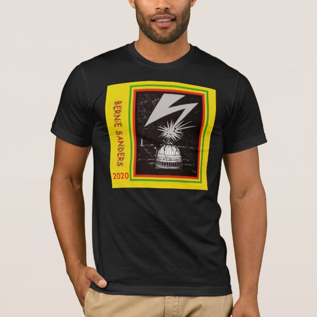 T-shirt de cerveaux des ponceuses 2020 de Bernie (Devant)