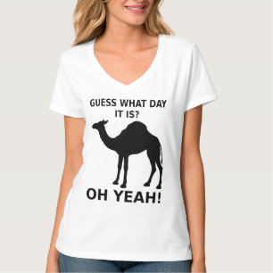 T-shirt de chameau de journée en milieu de semain