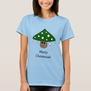 T-shirt de champignon d'arbre de Noël