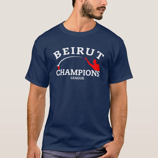 T-shirt de champion de Beruit (version de Zazzle) (Devant)