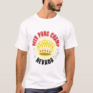 T-shirt de champion de puanteur de bière du Nevada