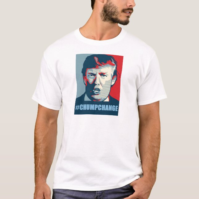 T-shirt de changement d'idiot de Donald Trump (Devant)