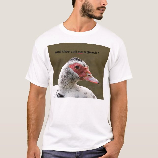 T-shirt de "charlatan" de canard de Muscovy (Devant)