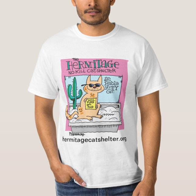 T-shirt de chat d'expert en logiciel Habla Kitty (Devant)