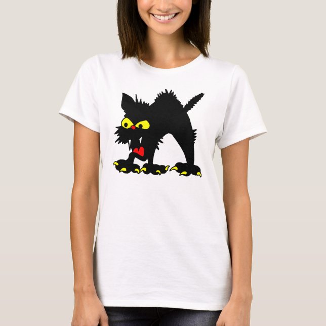 T-Shirt de chat Hissy (Devant)