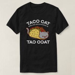 T-shirt de chat - le CAT de TACO écrit vers