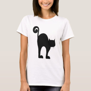 T-shirt de chat noir
