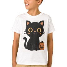 T-shirt de chat pour Halloween