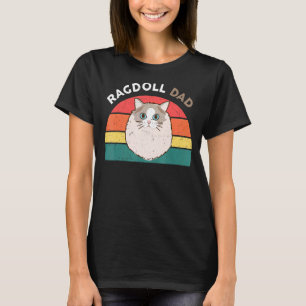 T-shirt de chat Ragdoll drôle - Amour de papa chat