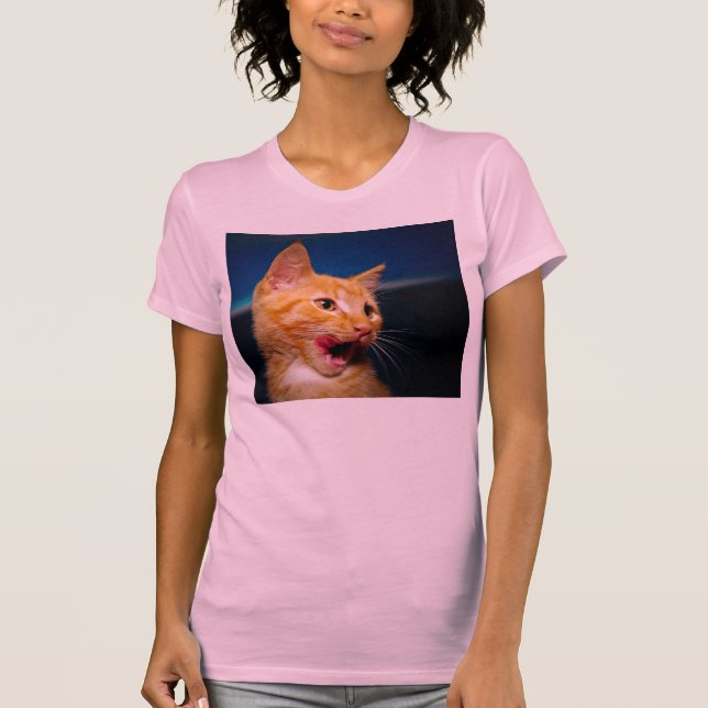 T-shirt de chat tigré (Devant)