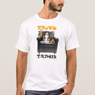 T-shirt de chats "de père fier"