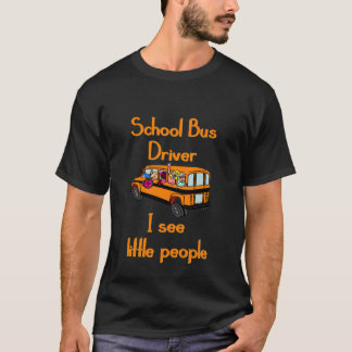T-shirt de chauffeur d'autobus scolaire