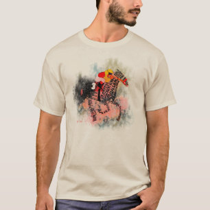 T-shirt de cheval de course de pur sang