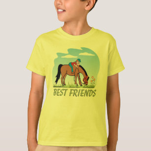 T-shirt de cheval de meilleurs amis