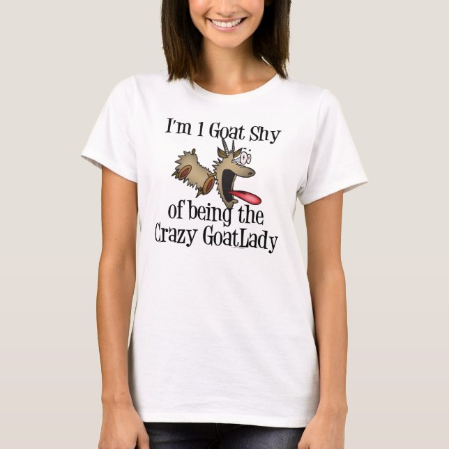 T-shirt de chèvre amusant Chemise poupée pour dame (Devant)