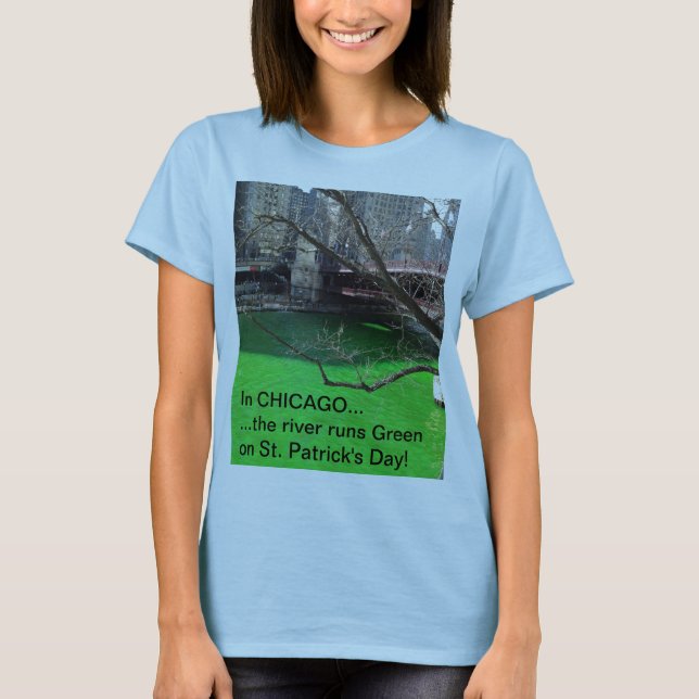 T-shirt de Chicago pour le jour de St Patrick (Devant)