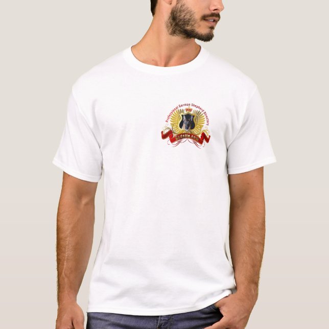 T-shirt de chien de berger allemand (Devant)