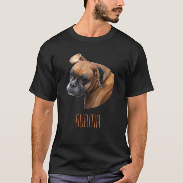 T-shirt de chien de boxeur (Devant)