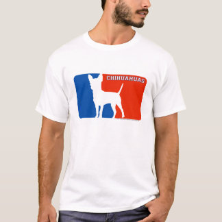 T-shirt de chien de ligue de chiwawas