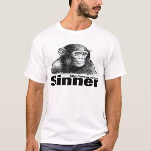 T-shirt de chimpanzé de Sinner - par Brett Keane