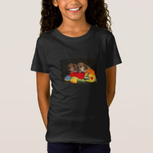T-shirt de chiots bulldogs français
