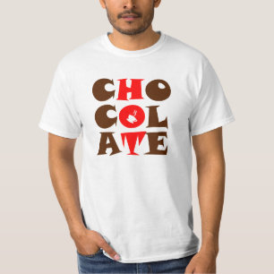 T-shirt de chocolat chaud