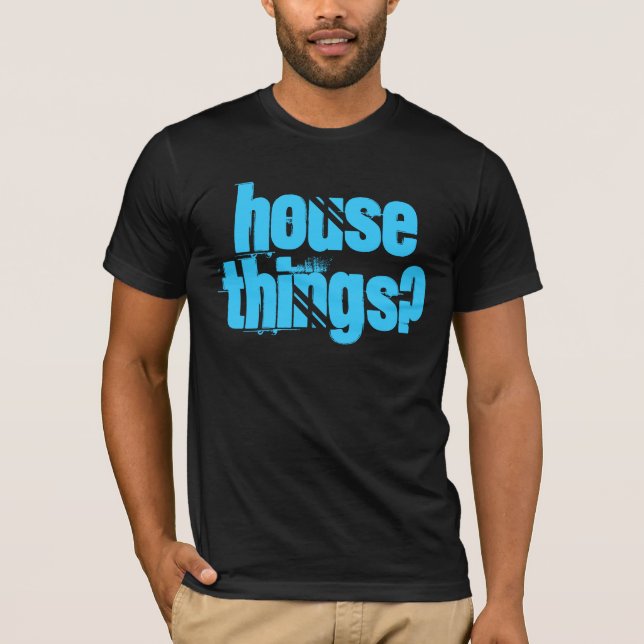 T-shirt de "choses de Chambre" de musique d'Acryl (Devant)