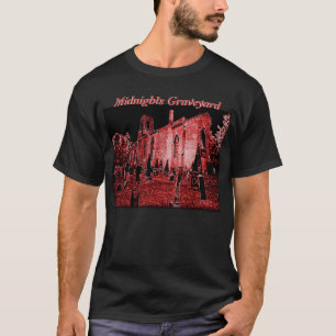 T-shirt de cimetière de minuit