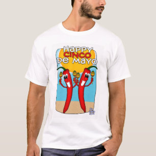 T-shirt de Cinco De Mayo pour des poivrons de