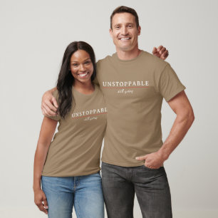 T-Shirt de citation de motivation minimale INARRÊT