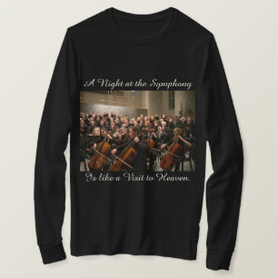 T-shirt de citation de photo d'orchestre