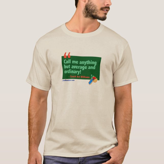 T-shirt de citation de Williams d'art (Devant)