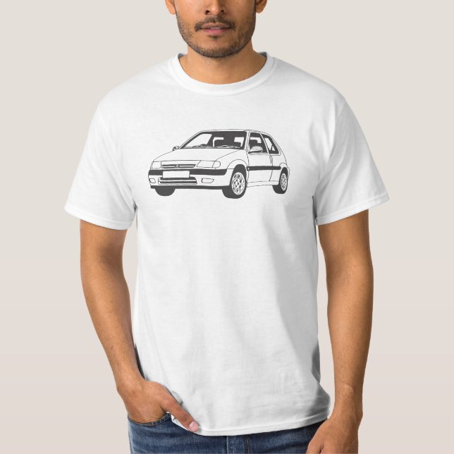 T-shirt de Citroen Saxo VTS (Devant)