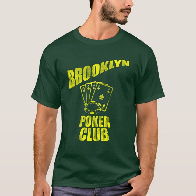 T-shirt de club de tisonnier de Brooklyn (Devant)