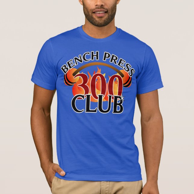 T-shirt de club du banc à presse 300 (Devant)