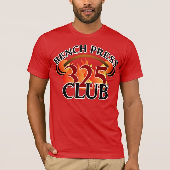 T-shirt de club du banc à presse 325 (Devant)