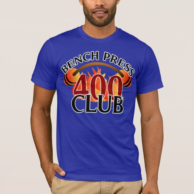 T-shirt de club du banc à presse 400 (Devant)