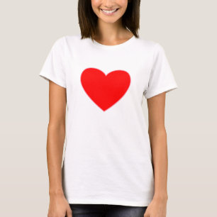 T-shirt de coeur