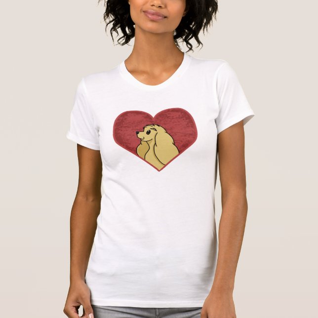 T-shirt de coeur de biscuit (Devant)