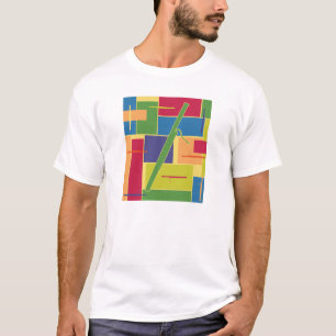 T-shirt de Colorblocks de basson